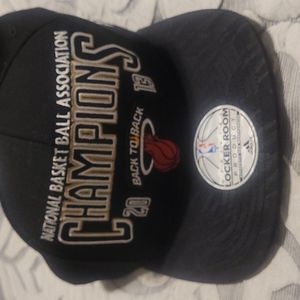 Adidas Miami Heat 2013 NBA Champions locker room hat